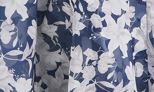 Sachin & Babi Women's Frivolla Ruffled Printed-organza Gown In Alto Blu Fiore