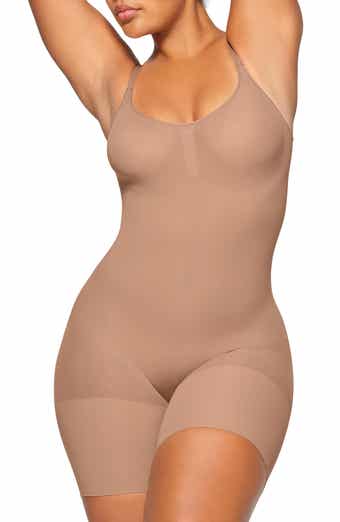 Track Everyday Sculpt Open Bust Catsuit - Bronze - 2X at Skims