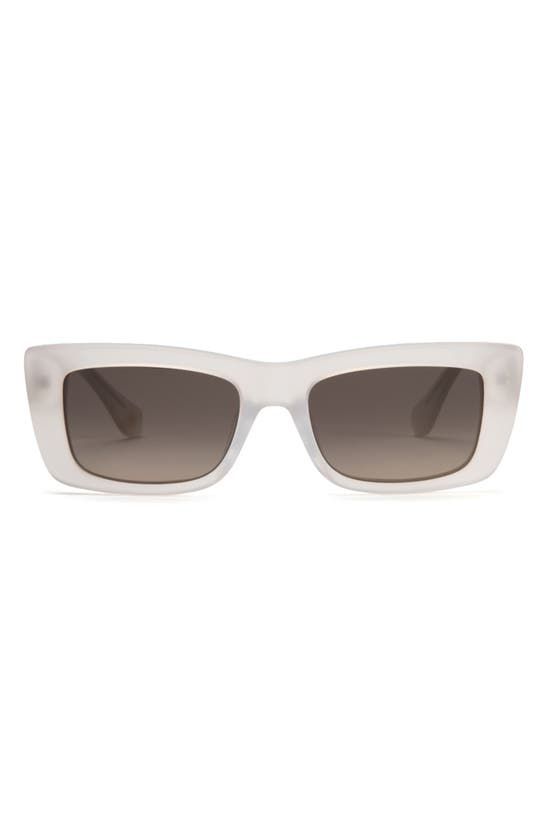 Mohala Eyewear Kea Special Fit Medium 53mm Gradient Polarized Square Sunglasses In Kyoto Snow