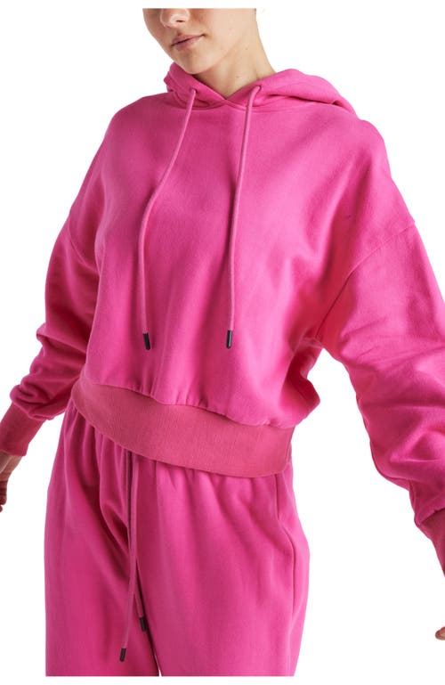 ELECTRIC YOGA French Terry Hoodie Pink Yarrow at Nordstrom,