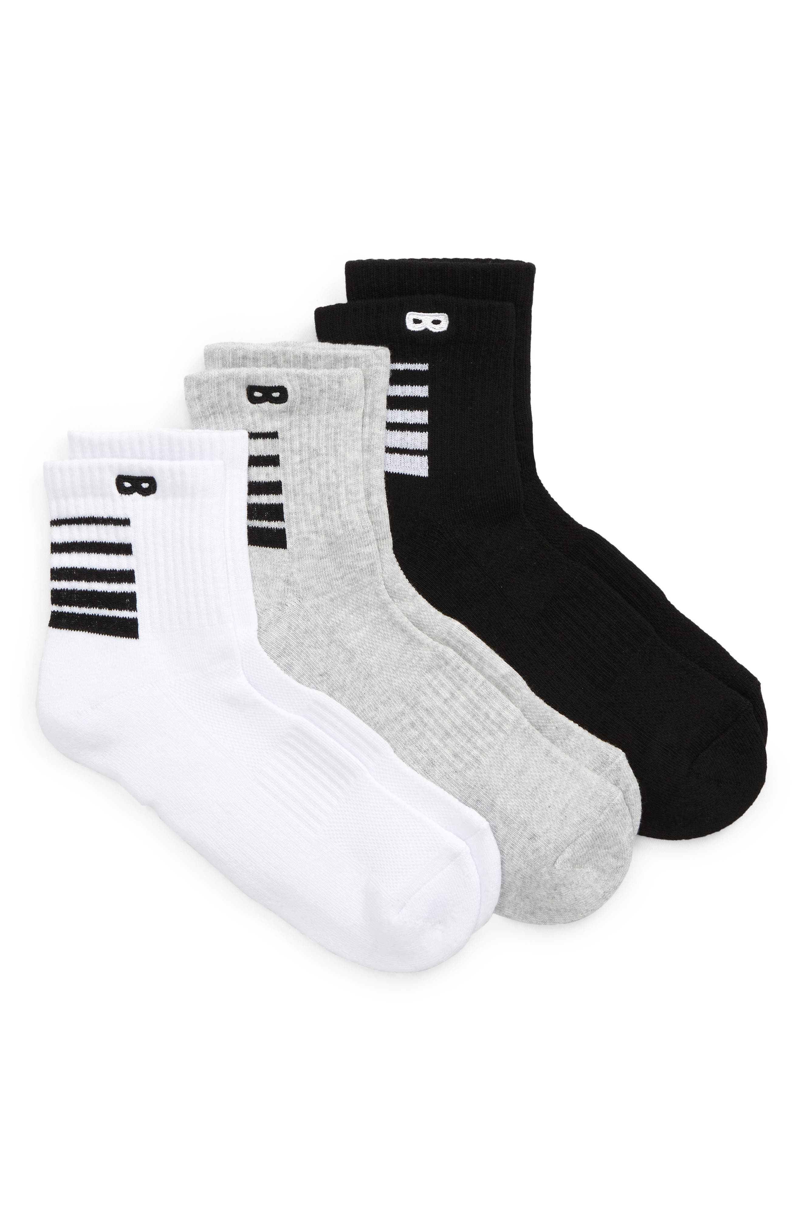 Pair of Thieves Bowo 3Pack Cushion Ankle Socks Nordstromrack