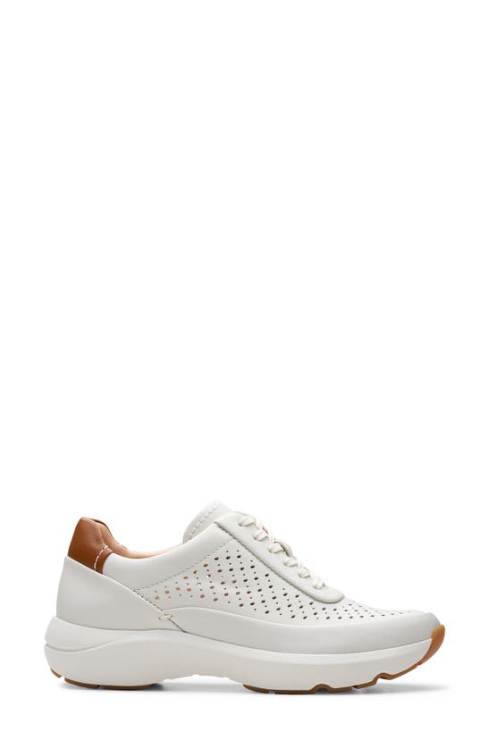 Shop Clarks Tivoli Grace Sneaker In Off White Leather