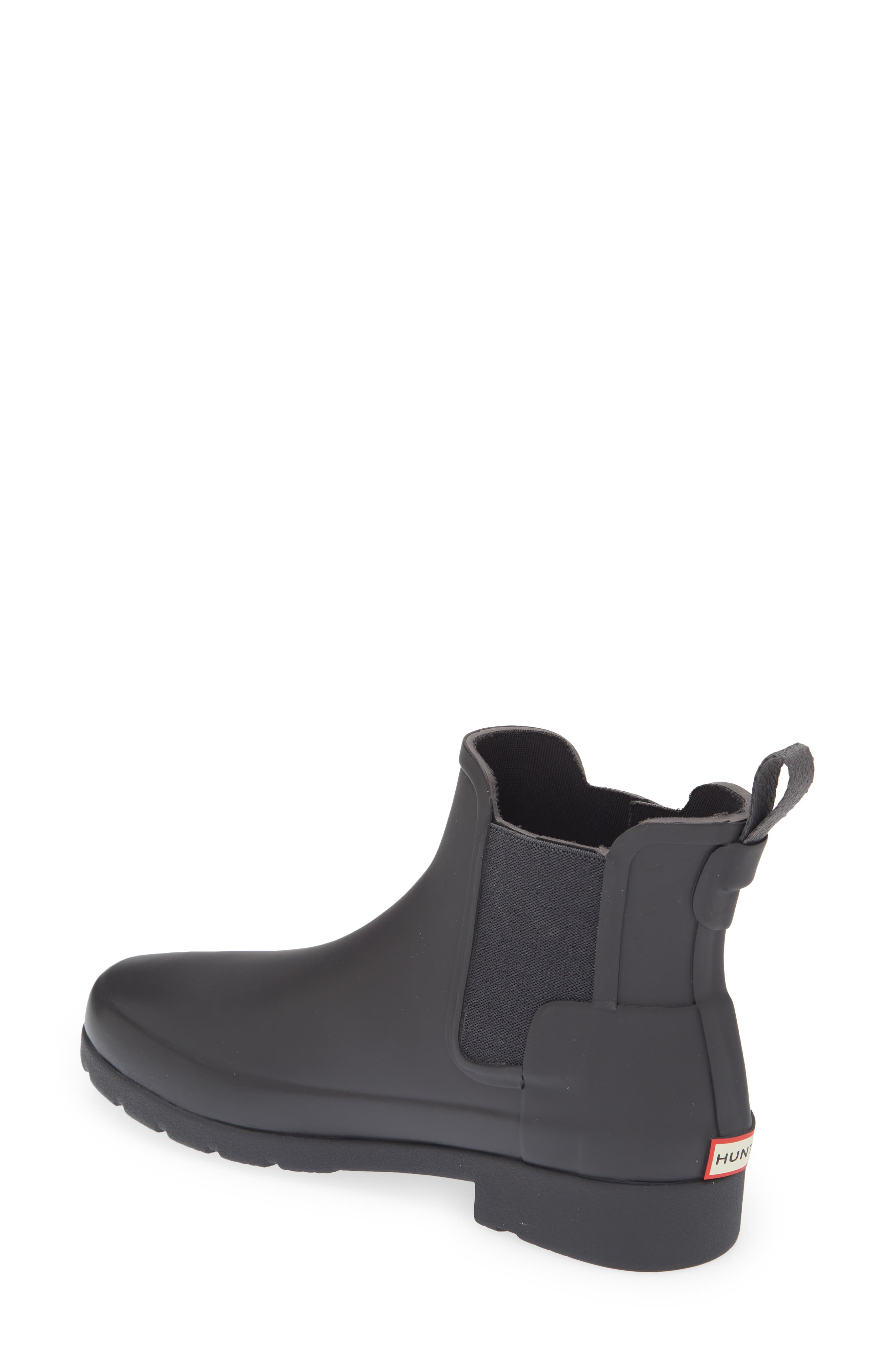 hunter refined chelsea boots womens