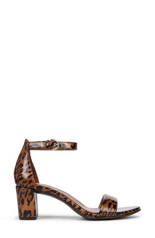 Naturalizer Vera Glitz Ankle Strap Sandal In Natural Multi