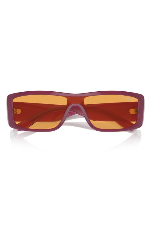Vogue 22mm Rectangular Sunglasses In Opal Violet