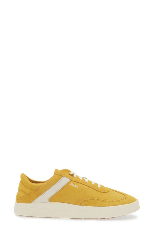 Shop Olukai Haupu Sneaker In Mustard/off White