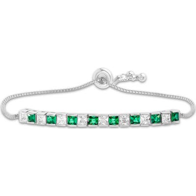 Lesa Michele Cubic Zirconia Slider Bracelet