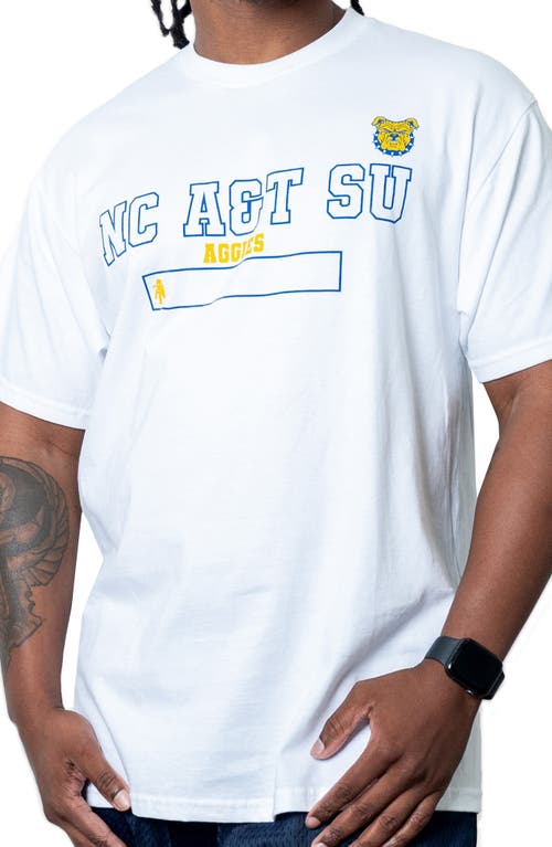 Aggie Physical Education Cotton Graphic T-Shirt in White