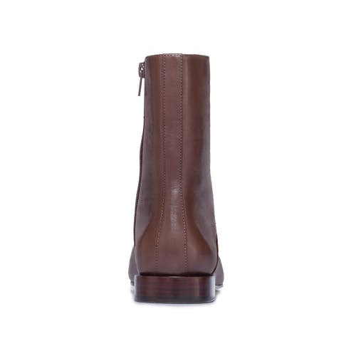 Shop Bernardo Footwear Pierce Ankle Bootie In Dark Chocolate