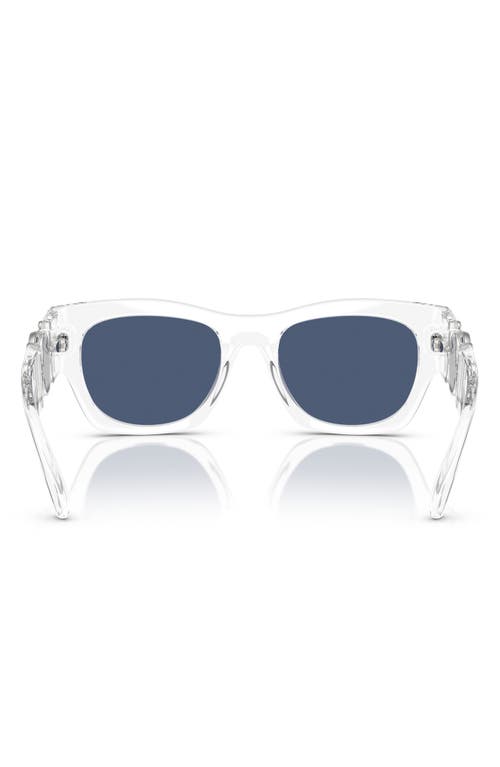 Shop Versace 52mm Pillow Sunglasses In Crystal