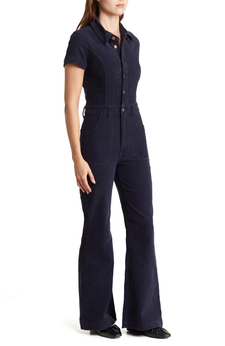Rolla’s Eastcoast Flare Leg Corduroy Jumpsuit Nordstrom