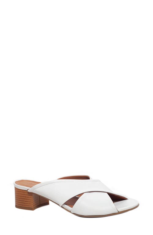 Erica Slide Sandal in White