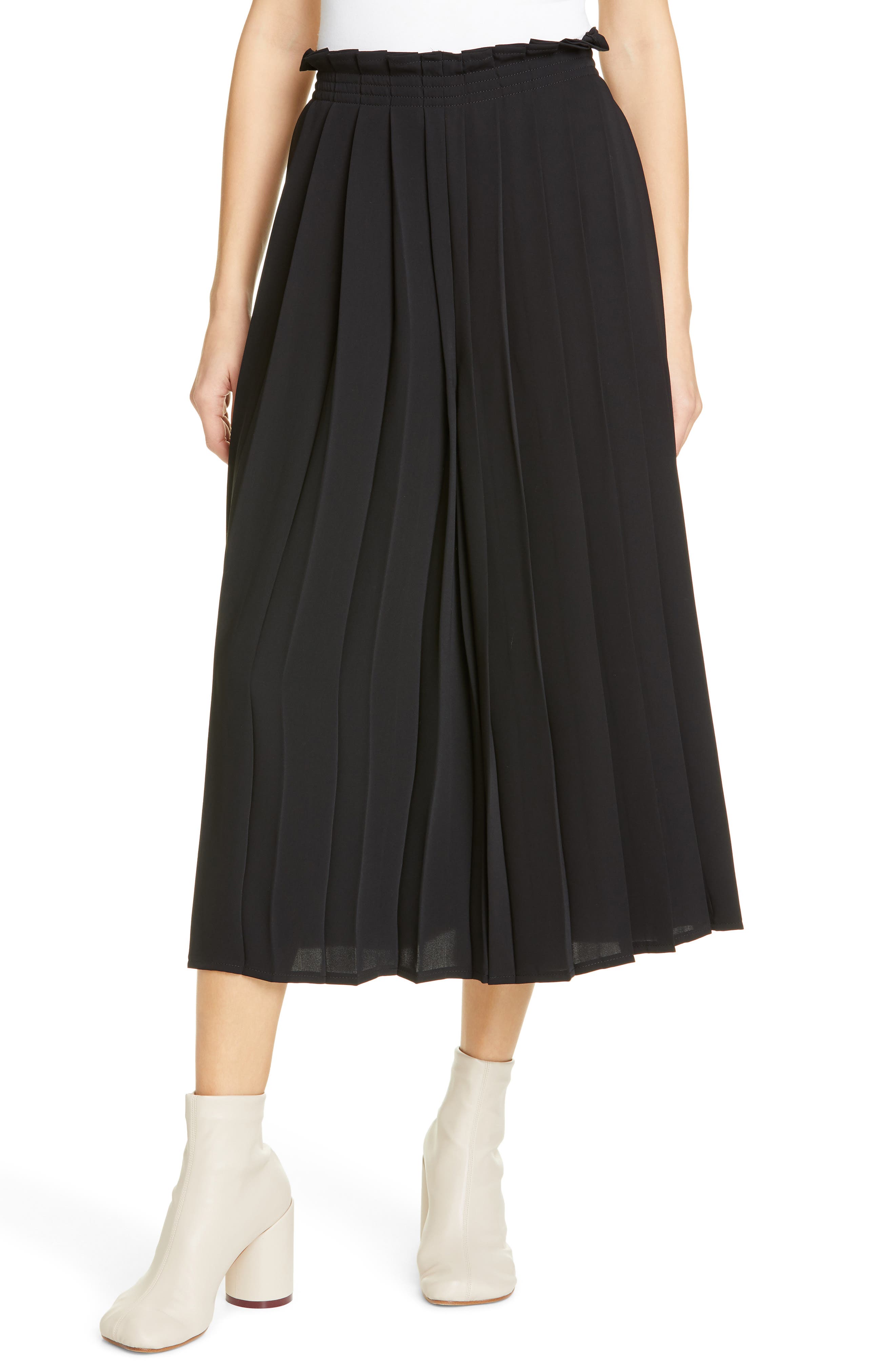 Mm6 Maison Margiela Pants Pleated Culotte Pants