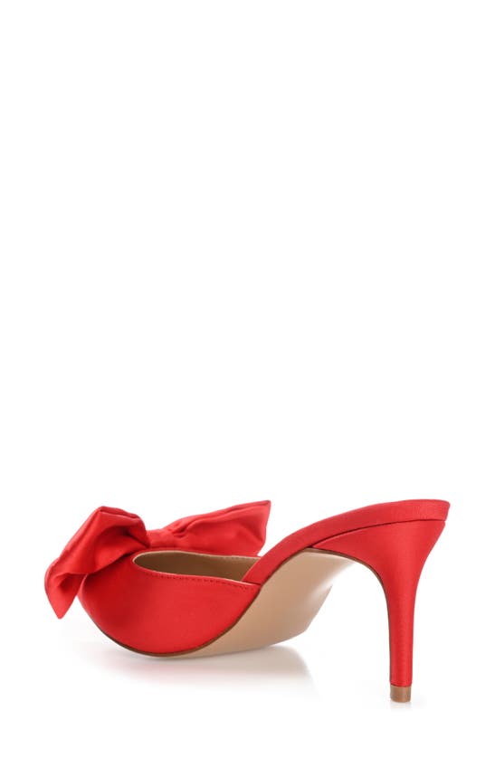 Journee Collection Tiarra Mule Pump In Red