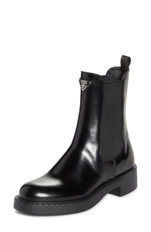 Prada Chocolate Chelsea Boot Black at Nordstrom,