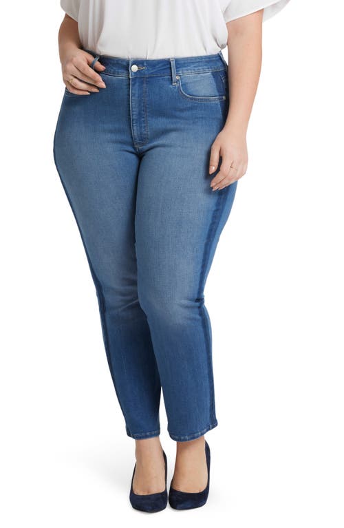 NYDJ Marilyn High Waist Ankle Straight Leg Jeans Azure Wave at Nordstrom,