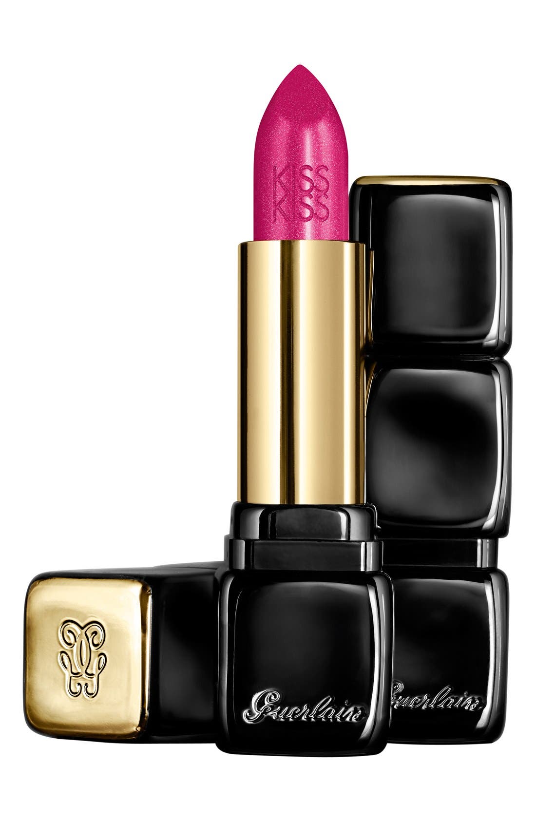 EAN 3346470421080 product image for Guerlain Kisskiss Creamy Satin Lipstick - 372 All About Pink | upcitemdb.com