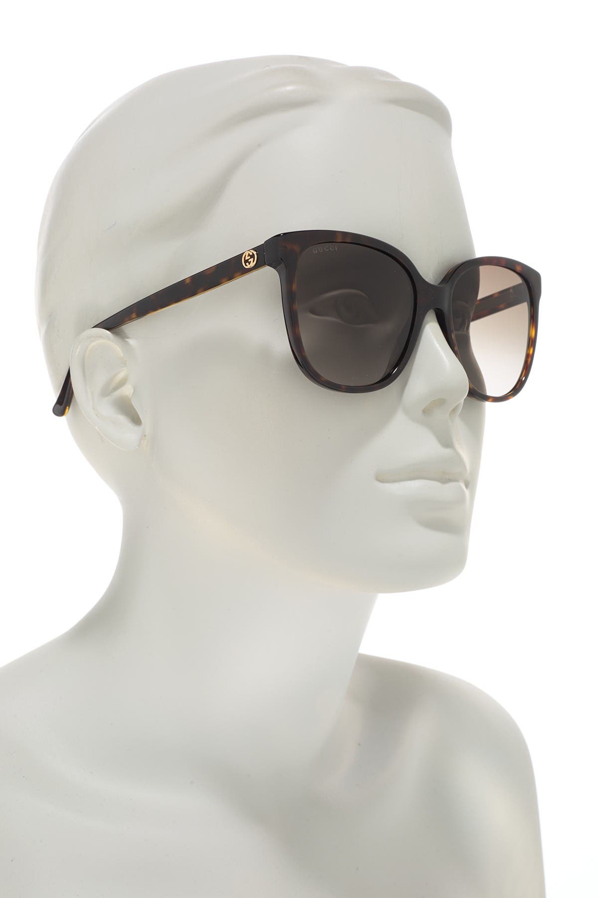 gucci 55mm square sunglasses