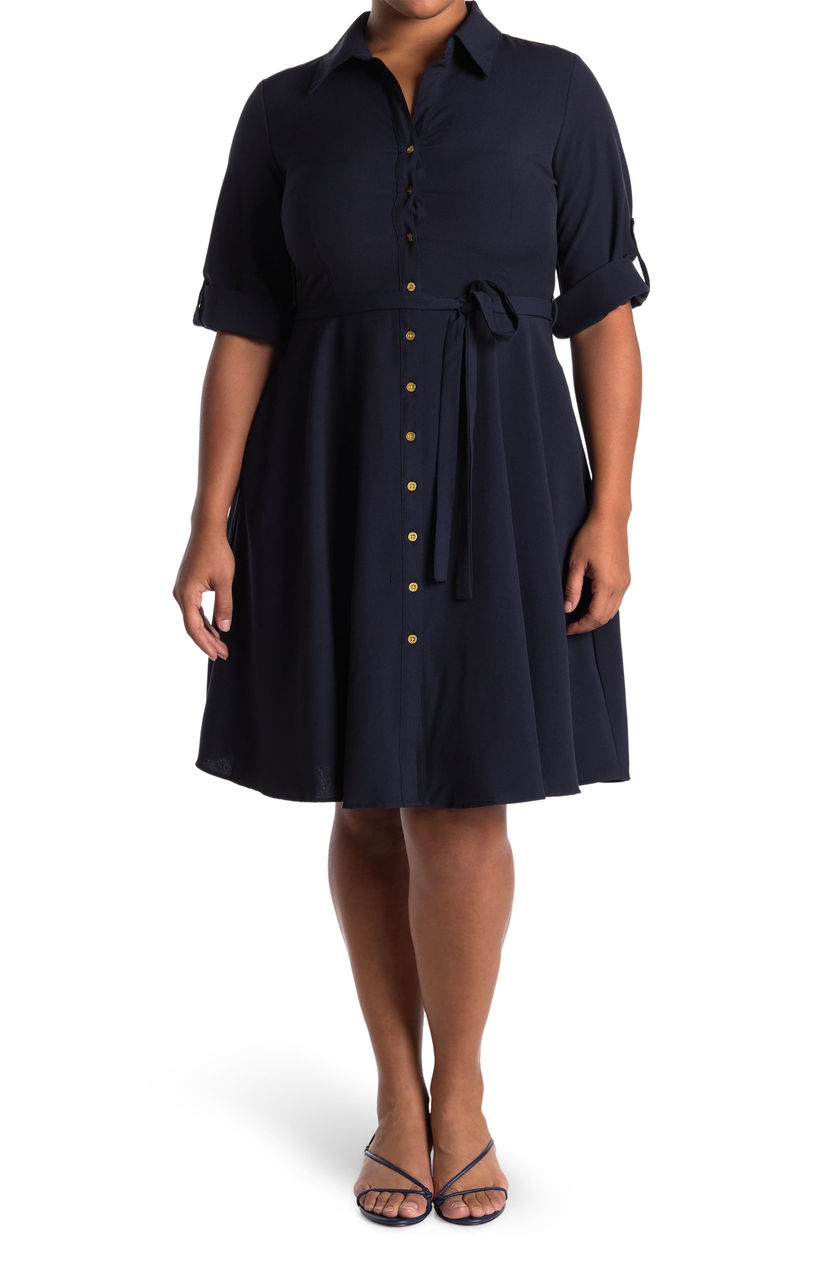 sharagano shirt dress