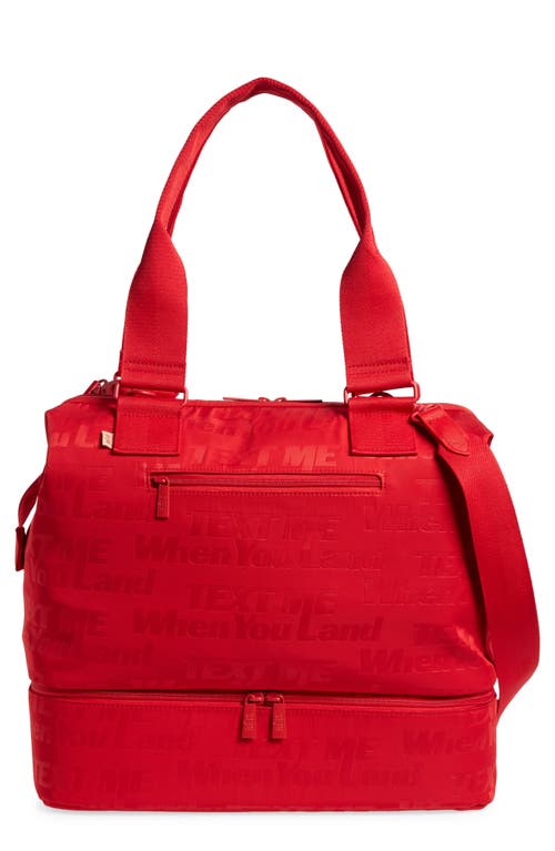 x Lonely Ghost The Mini Weekend Travel Bag in Red