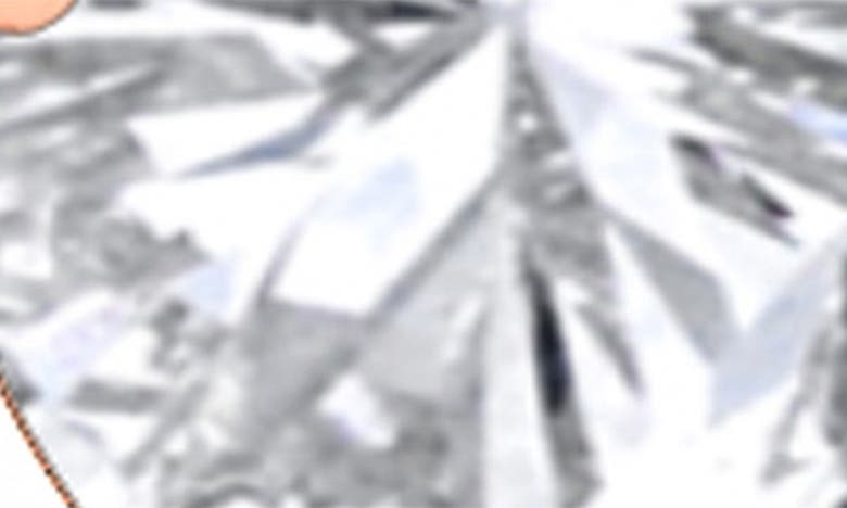 HAUTECARAT HAUTECARAT LAB CREATED DIAMOND HEART DROP EARRINGS