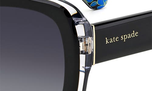 KATE SPADE KATE SPADE NEW YORK ELOWEN 55MM GRADIENT ROUND SUNGLASSES 