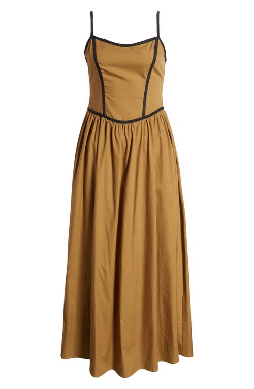 Shop Moon River A-line Dress In Olive