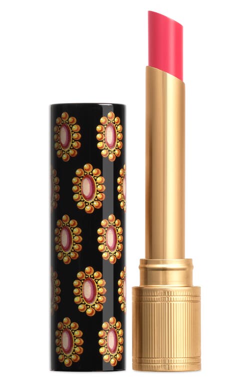 Gucci Rouge de Beauté Brillant Glow & Care Lipstick in 412 Princess Narah Rose at Nordstrom