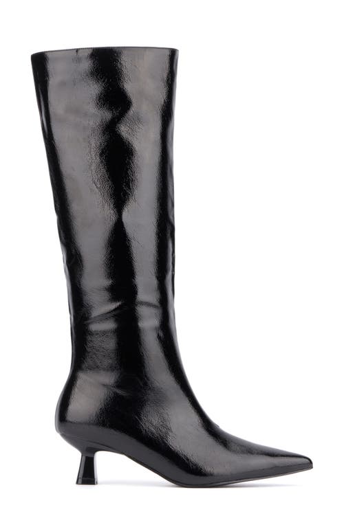 Olivia Miller Mars Knee High Boot In Black