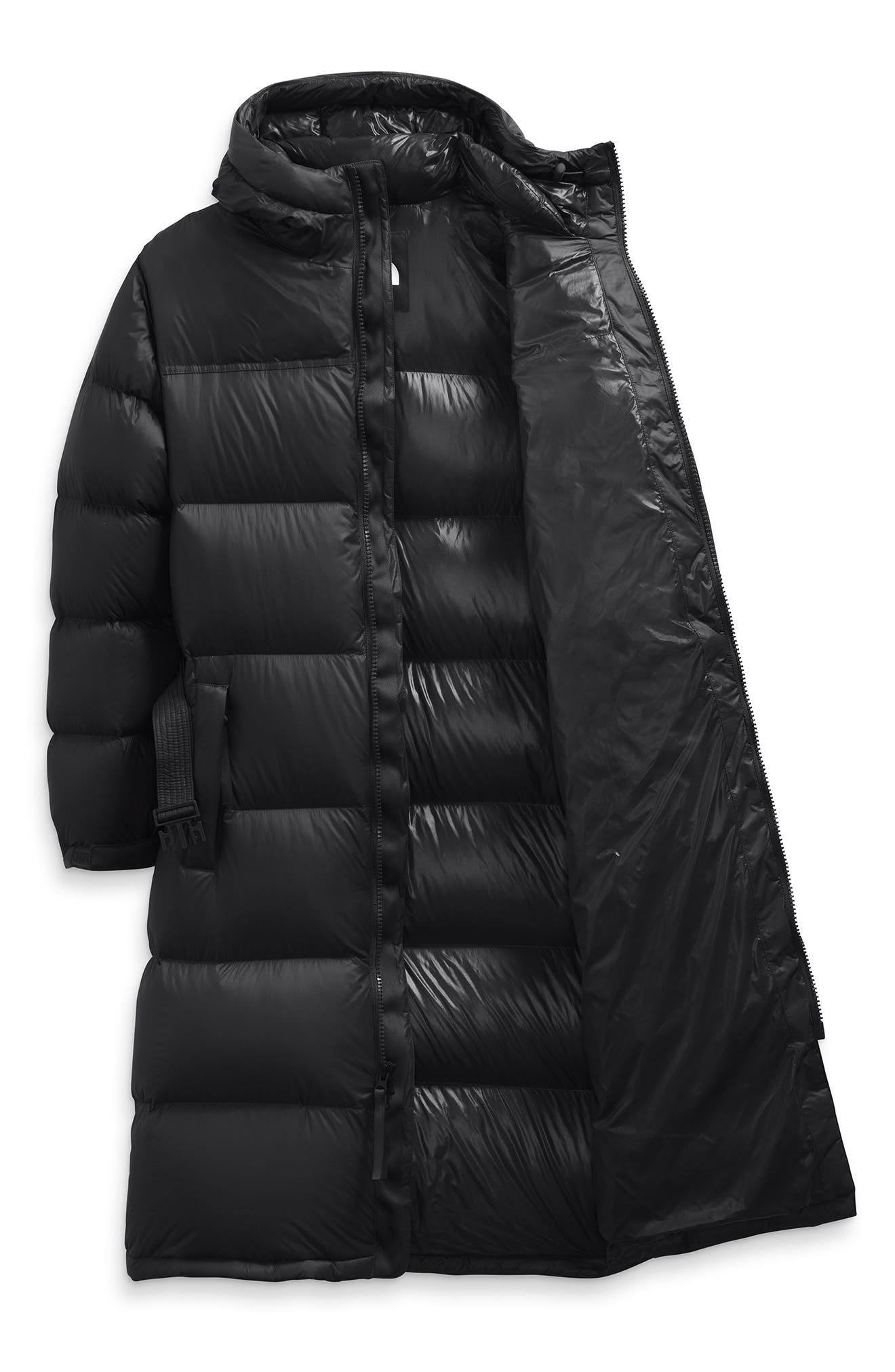 nuptse long water repellent down coat