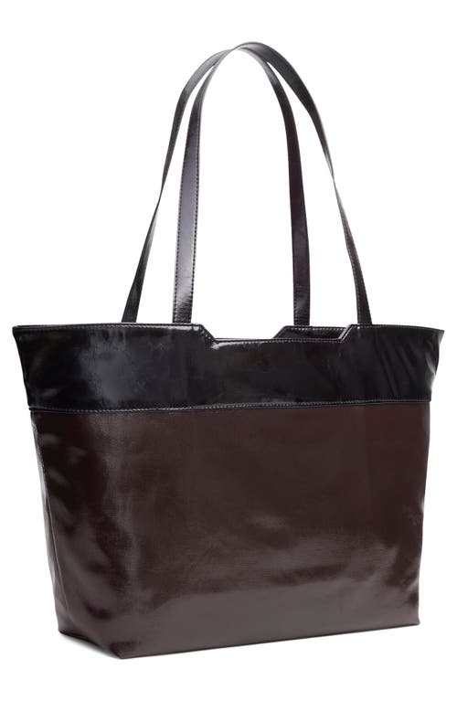 Shop Rag & Bone Emerson Faux Leather Tote In Dkesproblk