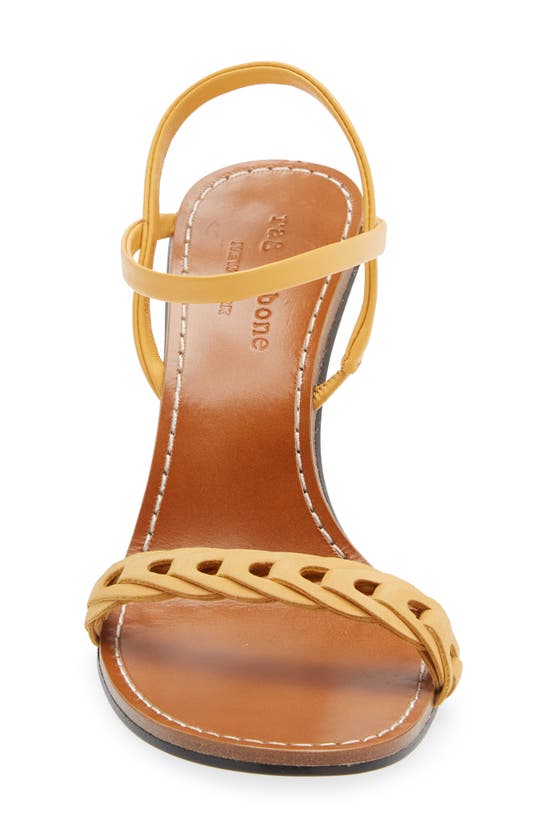 Shop Rag & Bone Infinity Sandal In Putty Leather