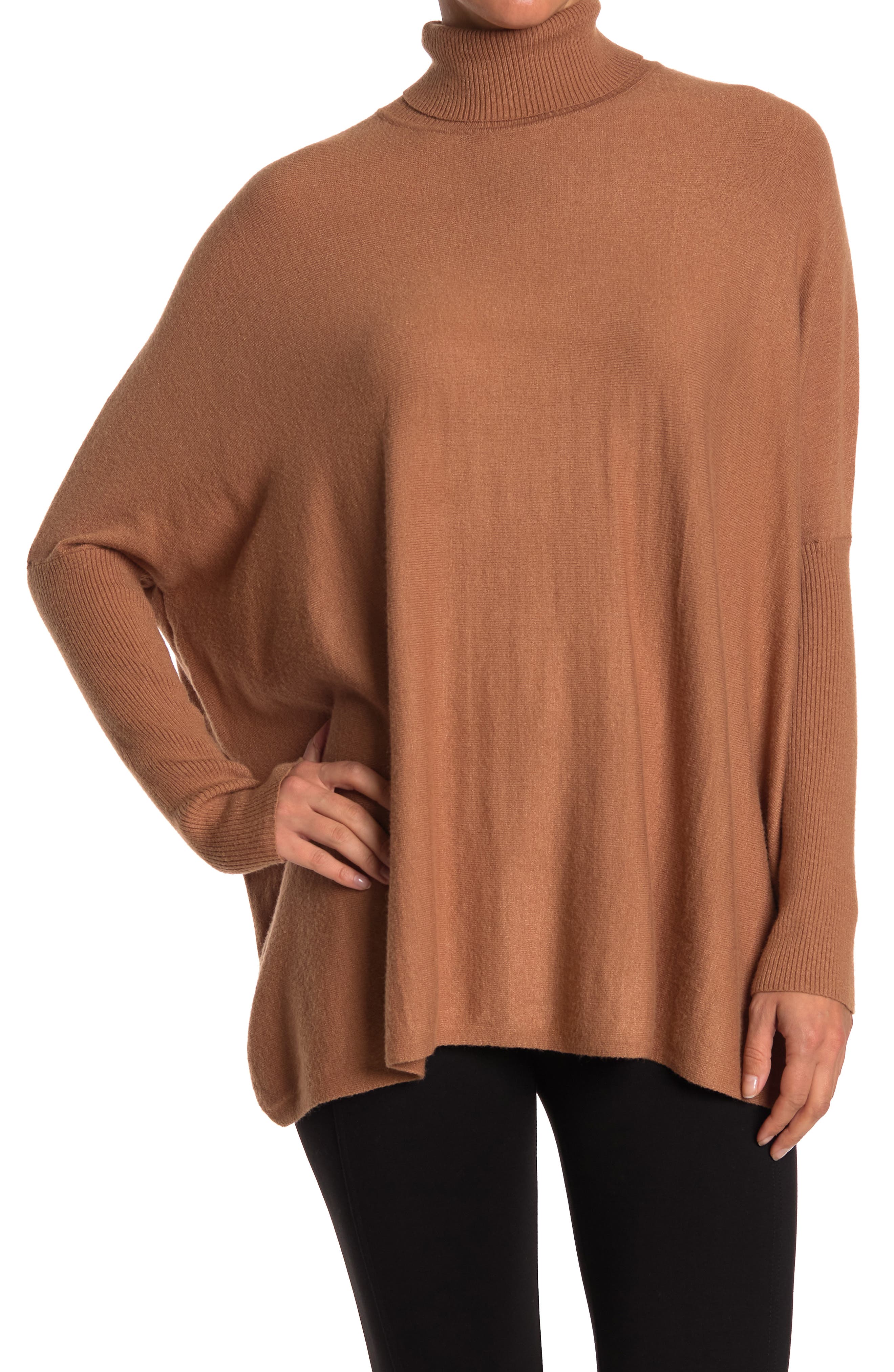 brown tunic sweater