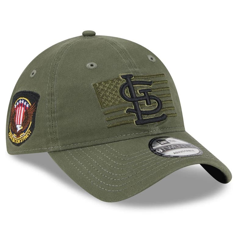 St. Louis Cardinals MLB Rugged Patcher 9TWENTY Cap – Sport Army