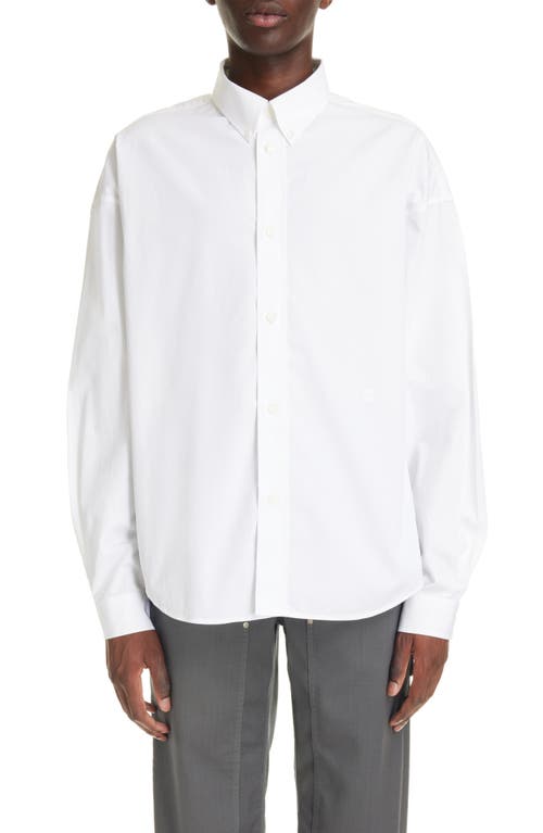 Givenchy Cotton Poplin Button-Down Shirt White at Nordstrom, Eu