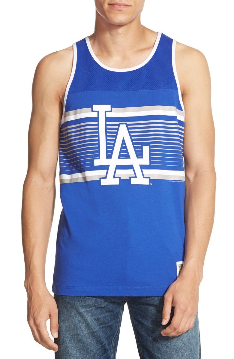 Mitchell & Ness 'Los Angeles Dodgers - Surprise Win' Stripe Tank ...