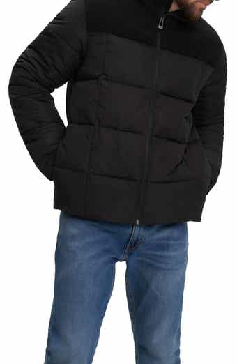 Andrew marc fillmore faux shearling lined diamond quilted jacket deals