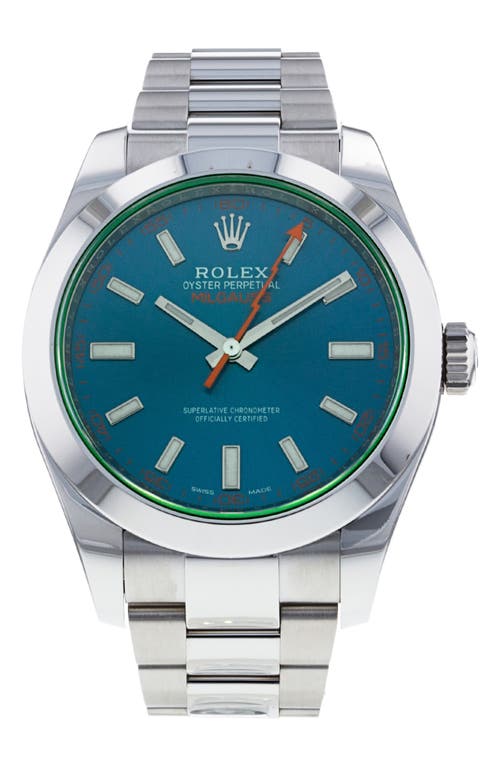 Rolex Preowned Milgauss Oyster Perpetual Braclet Watch