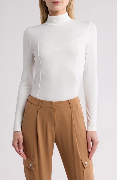 Mock Neck Long Sleeve Top