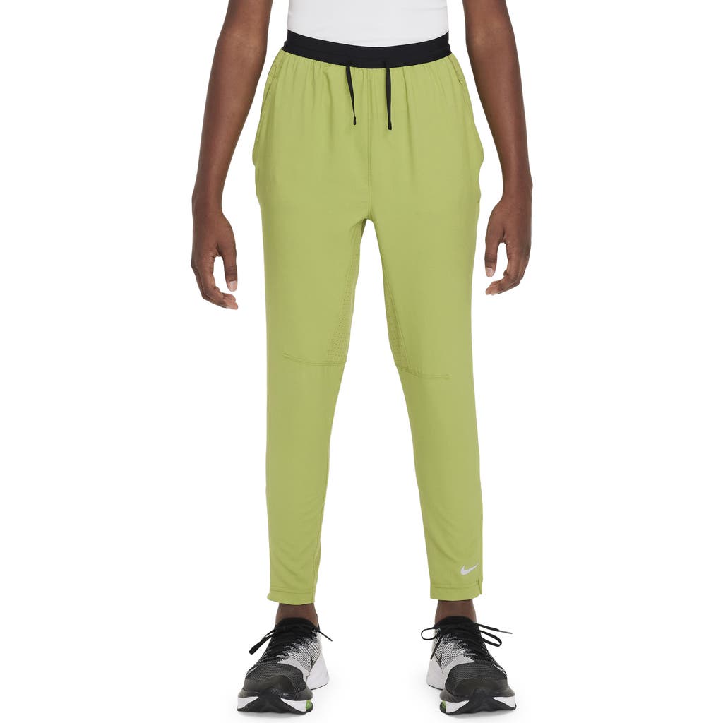 Nike Kids' Dri-fit Multi Tech Pants In Pear/black