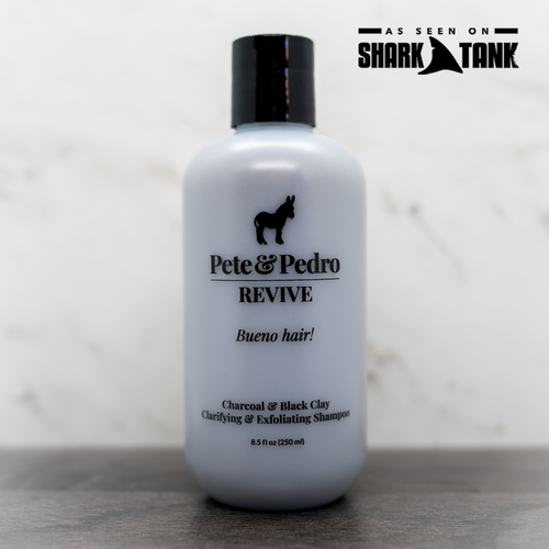 Pete & Pedro Revive Black Clay & Charcoal Clarifying & Exfoliating Scalp Shampoo