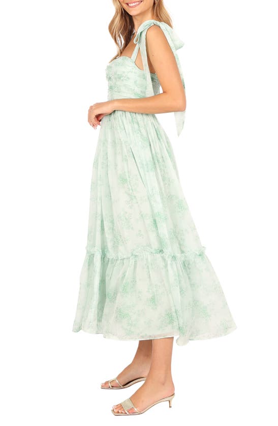 Petal And Pup Petal & Pup Floret Midi A-line Sundress In Green