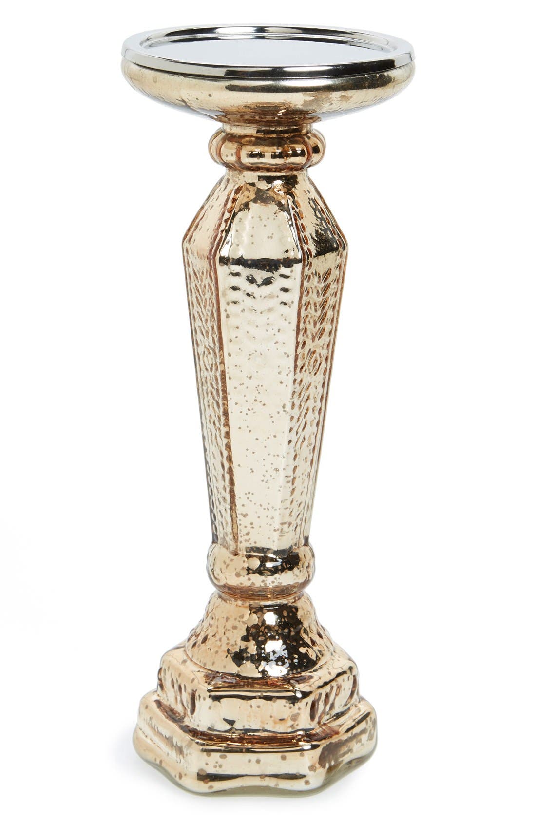 Shiraleah 'Large Castello' Mercury Glass Pillar Candle Holder Nordstrom