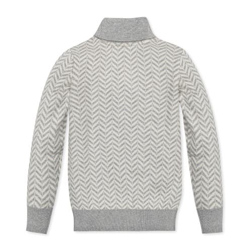HOPE & HENRY HOPE & HENRY BOYS' ORGANIC INTARSIA SHAWL COLLAR SWEATER, KIDS