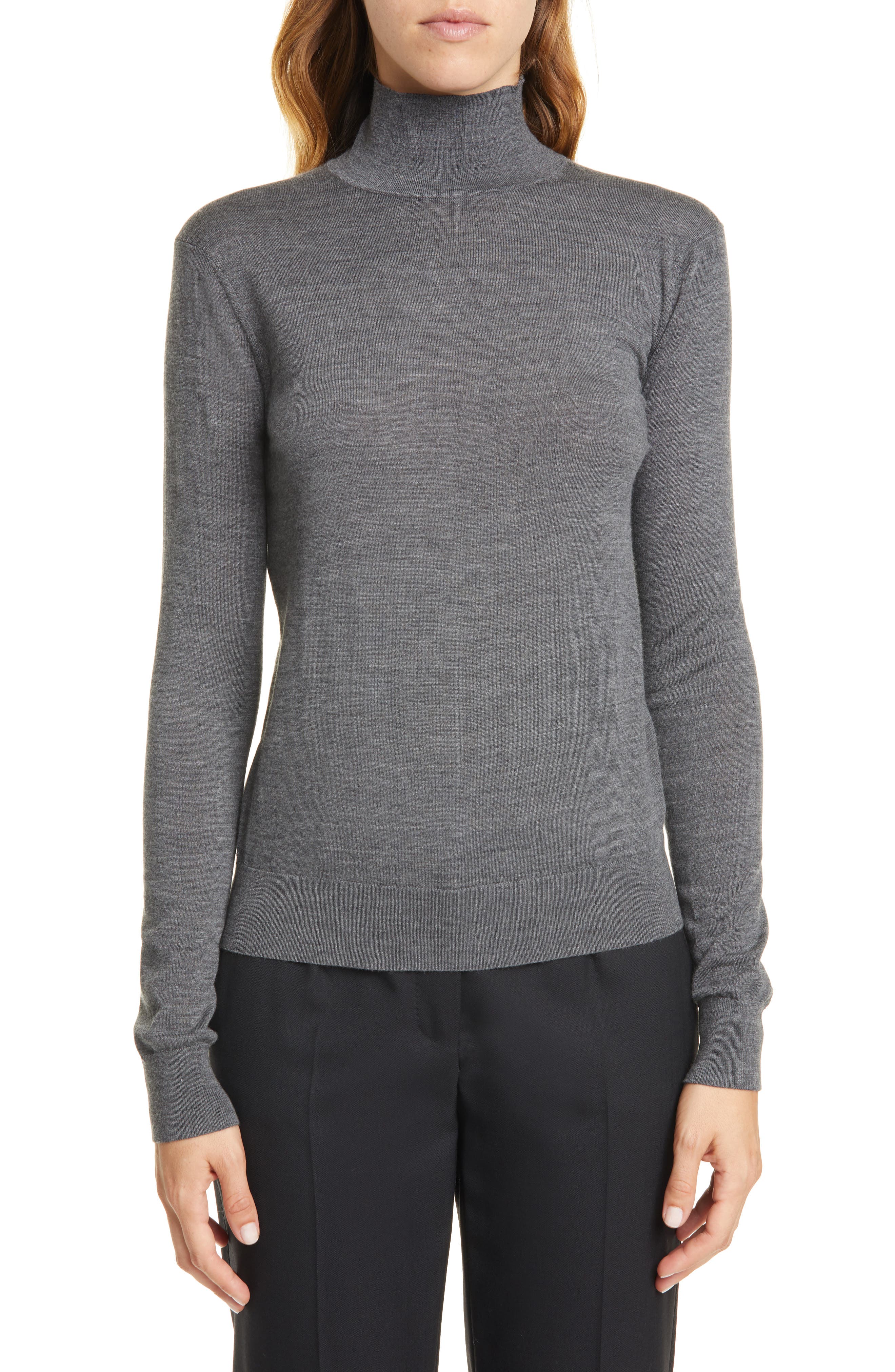 theory mock neck sweater