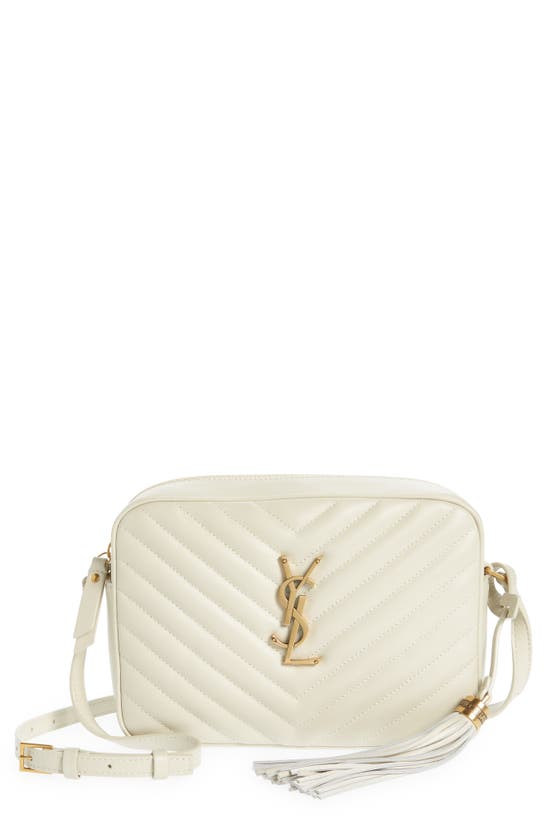 Saint Laurent Lou Medium Ysl Quilted Camera Crossbody Bag With Pocket