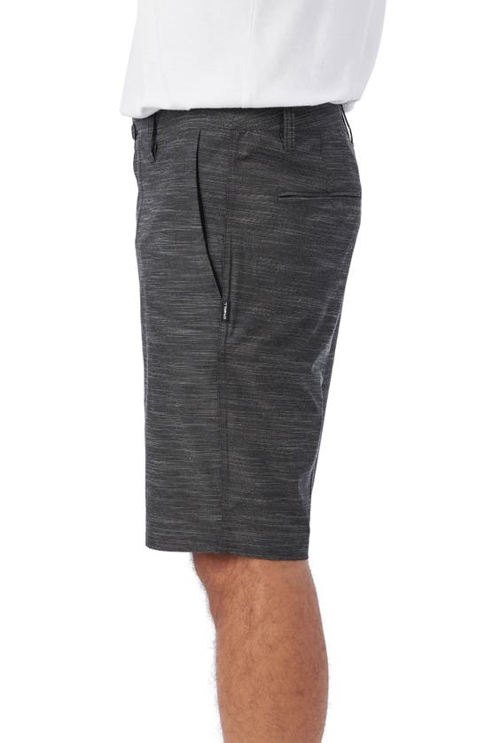 Shop O'neill Reserve Slub Hybrid Shorts In Black