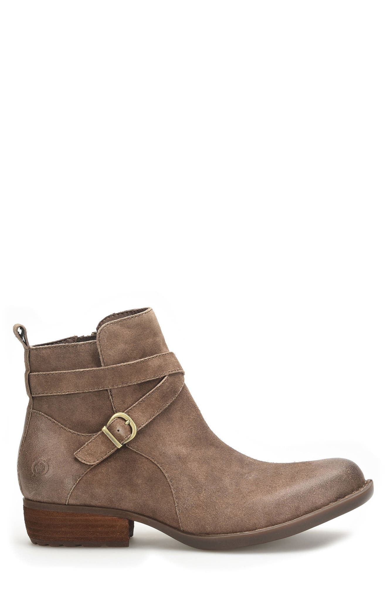born taupe booties