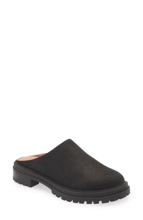 Madewell The Bradley Lugsole Mule in True Black at Nordstrom, Size 11