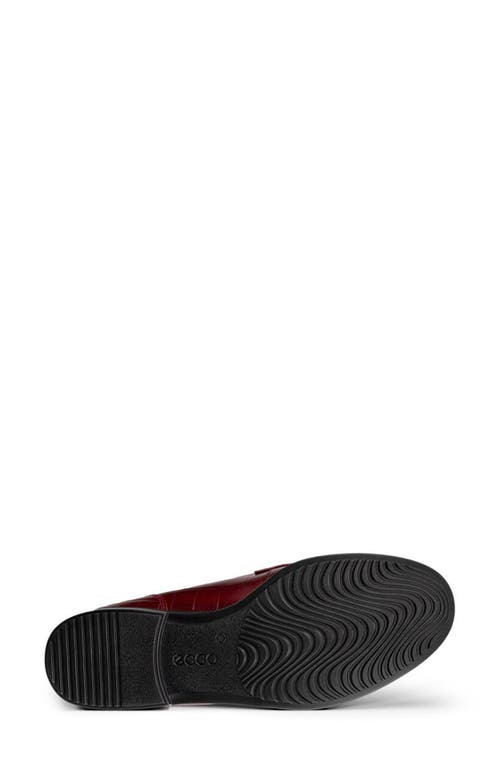 Shop Ecco Penny Loafer In Brick